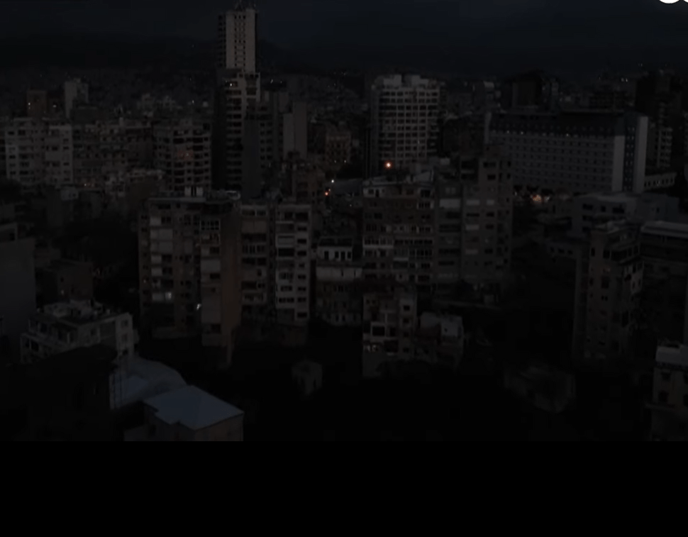 לבנון טובעת בחושך