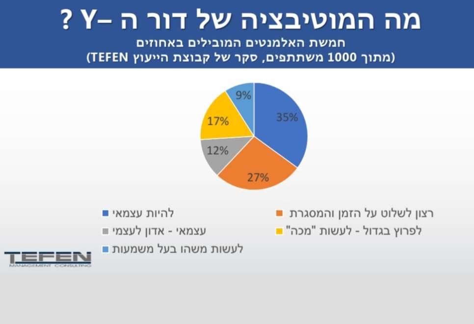 עצמאים בישראל - סקר של מכון המחקר של TEFEN
